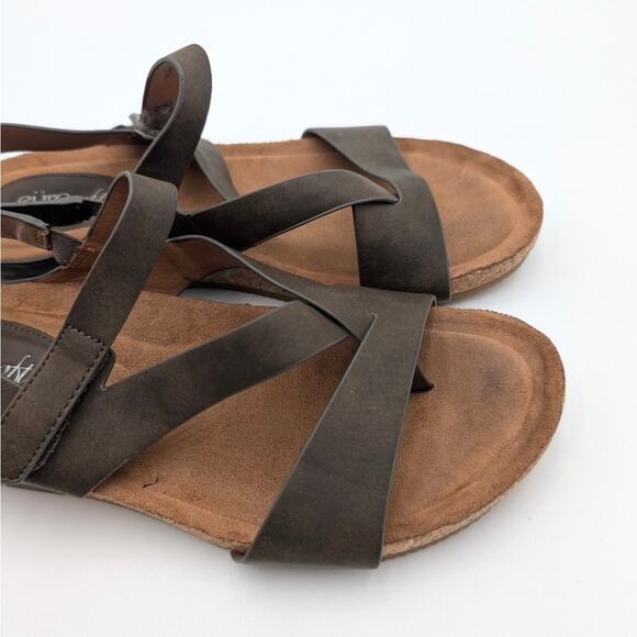 Eurosoft by Sofft Gianetta Ankle Strap Sandal Women's Mocha Size US7.5M EU38 - Picture 11 of 11